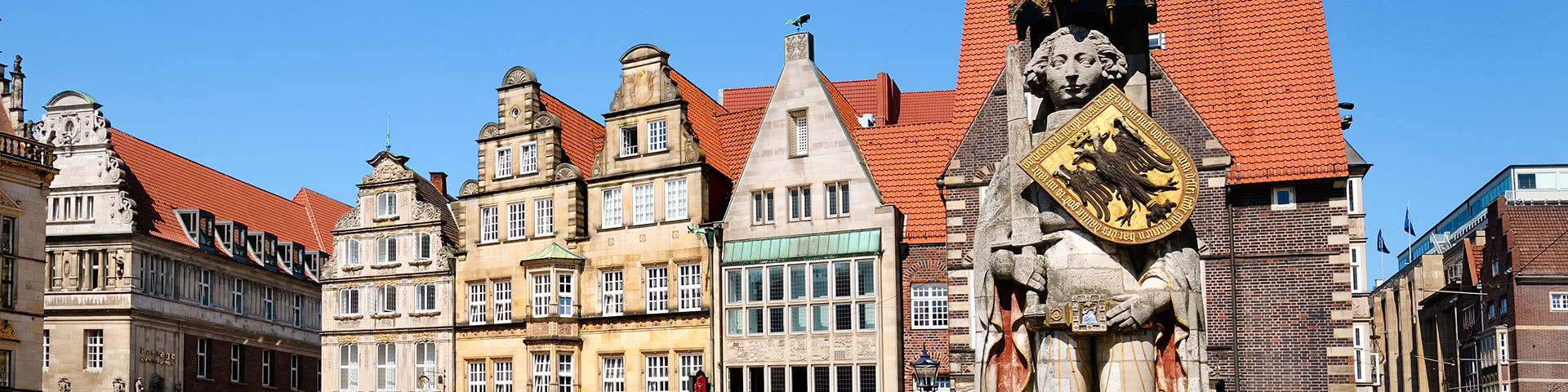 Bremer Roland auf dem Marktplatz in Bremen