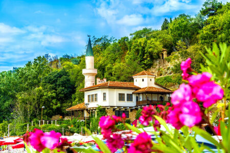 Das Schloss Balchik am Kap Kaliakra in Bulgarien