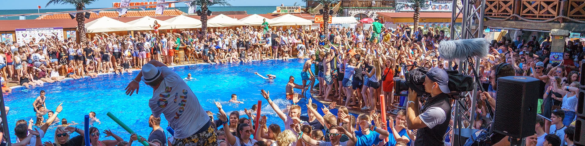 Partystimmung im Dolphin Megapark in Bulgarien