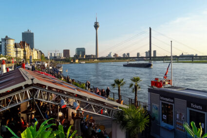 Kasematten am Rheinufer in Düsseldorf