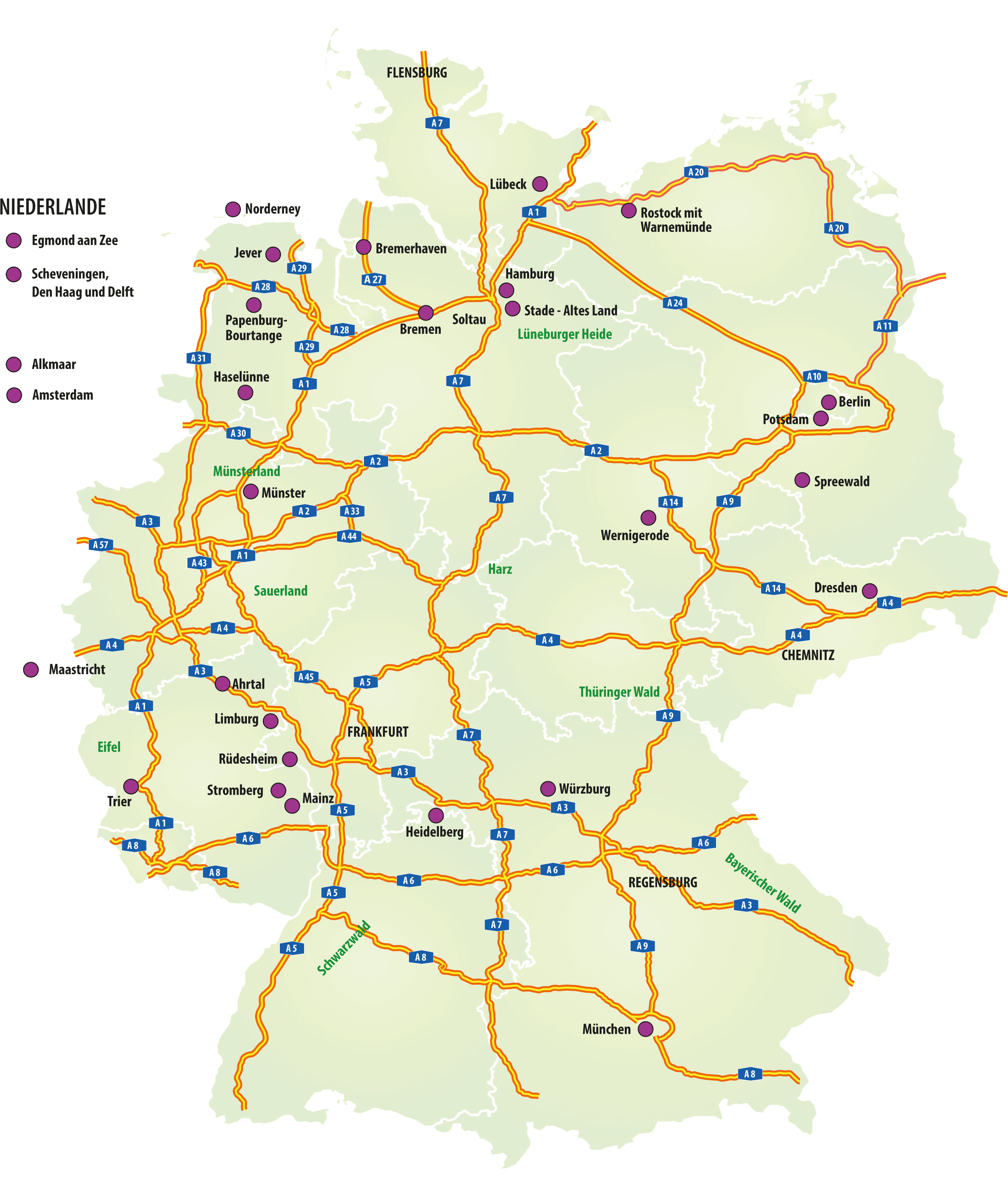 Städtetrips bei Müller