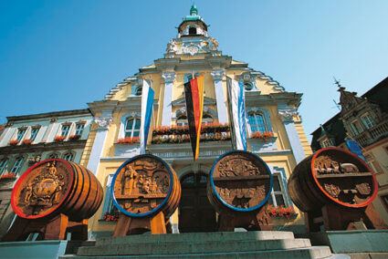 Historisches Gebäude in der Altstadt von Kulmbach