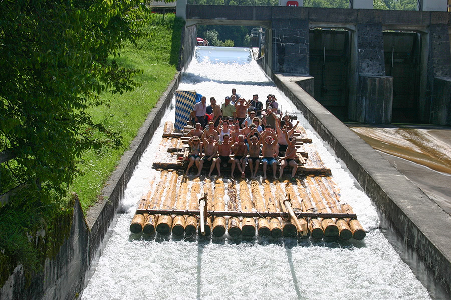 Flossfahrt in München