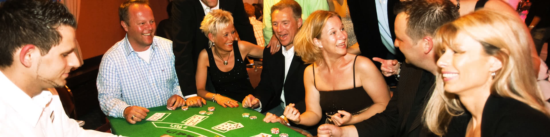 Gute Laune beim Casinoabend in Timmendorf