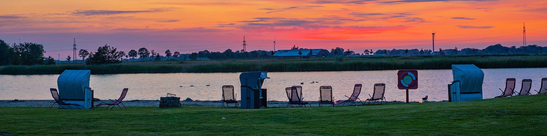 Strand im Wangerland bei Abendstimmung